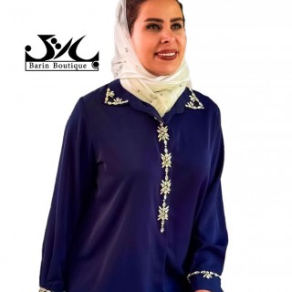 شومیز زنانه کرپ مهتاب