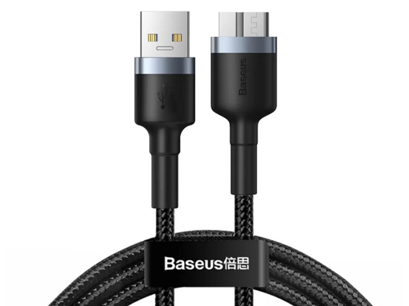 کابل هارد یو اس بی به میکرو بی بیسوس Baseus Cafule USB to Micro-B Cable 1m/2A