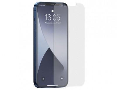 محافظ صفحه نمایش حریم شخصی تمام صفحه بیسوس BASEUS 0.25mm SGAPIPH54N-KM01 برای iP 12 mini 5.4inch 2020 (پک دوتایی)