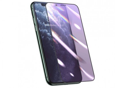 محافظ صفحه نمایش منحنی تمام صفحه و ضد اشعه Baseus 0.25mm SGAPIPH65S-HB01 برای iP XS Max/11 Pro Max 6.5inch