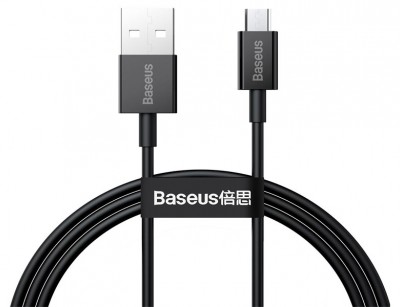 کابل فست شارژ یو اس بی به میکرو Baseus Superior Series 2A CAMYS-A01 به طول 2 متر