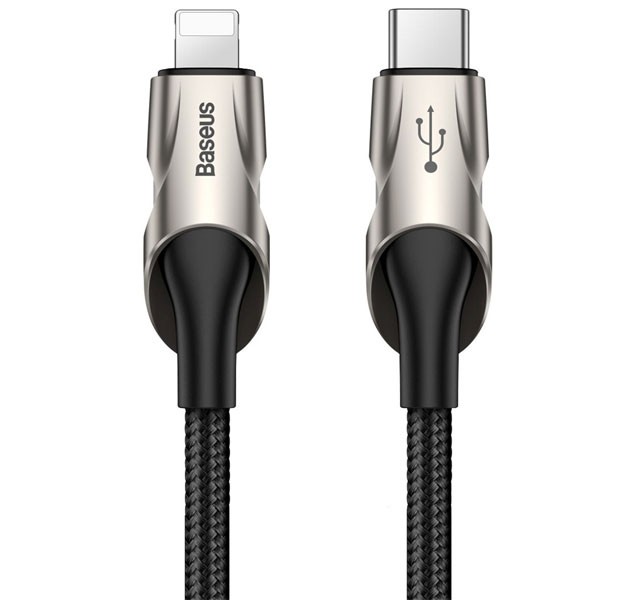 کابل فست شارژ تایپ سی به لایتنینگ بیسوس Baseus Fish Eye Cable CATLYY-01  به طول یک متر و توان 20 وات