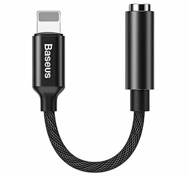 کابل دومنظوره اتصال شارژ و هندزفری iP به iP بیسوس Baseus 3-in-1 iP Male to Dual iP & 3.5mm L52 CATL49-01