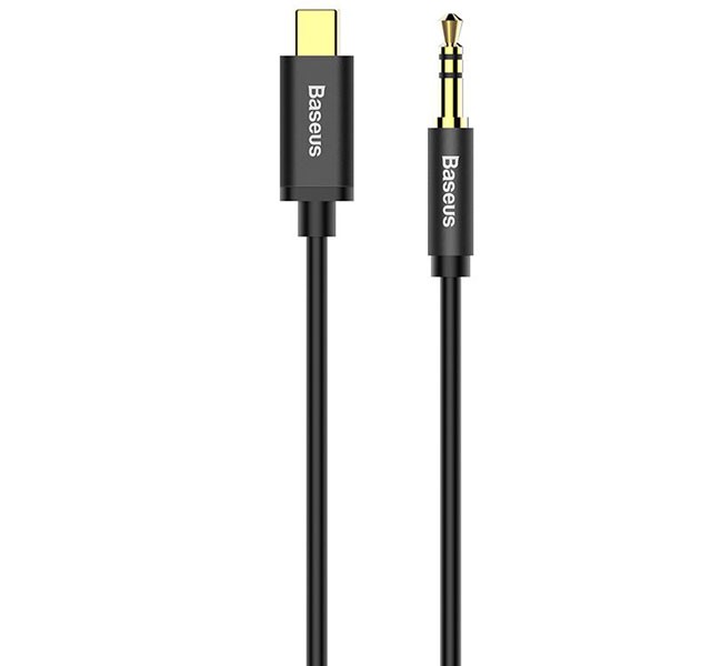 کابل دومنظوره اتصال شارژ و هندزفری Type-c بیسوس Baseus Yiven Type-C male To 3.5 male Audio Cable M01 CAM01-01