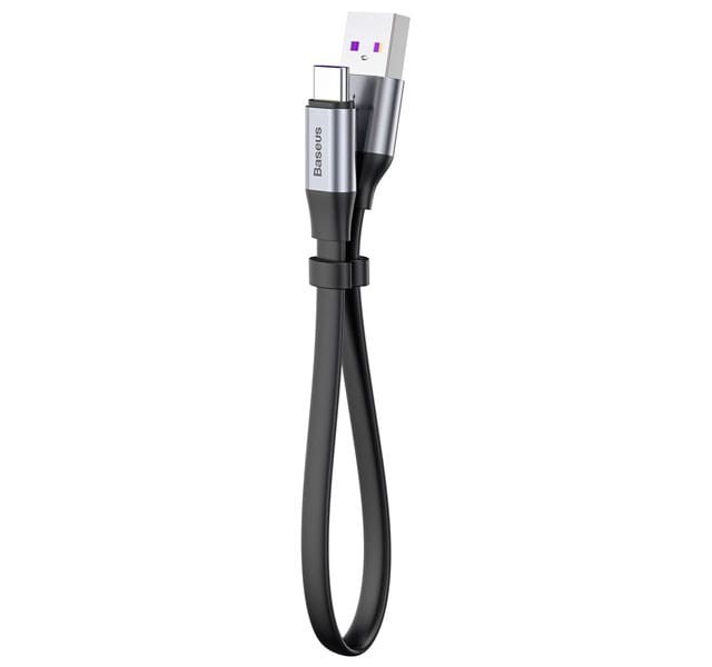 کابل سوپر شارژ تایپ سی بیسوس Baseus Simple HW Quick Charge Charging Data Cable CATMBJ-BG1 به توان 40 وات و طول 23 سانتی متر