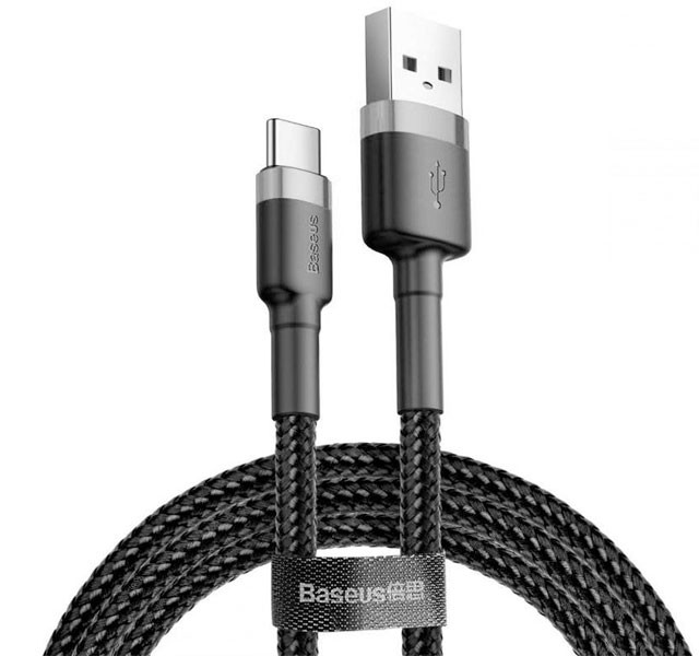 کابل شارژ میکرو یو اس بی بیسوس Baseus cafule Cable CAMKLF-BG1 با توان 2.4 آمپر و طول 1 متر