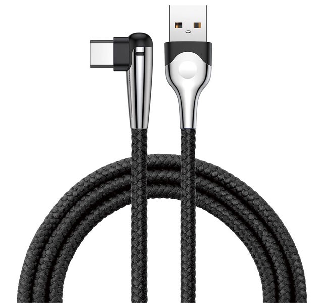 کابل شارژ گیمینگ USB به Type-Cبیسوس Baseus sharp-bird mobile game cable CATMVP-D01 به توان 3 آمپر و طول 1 متر