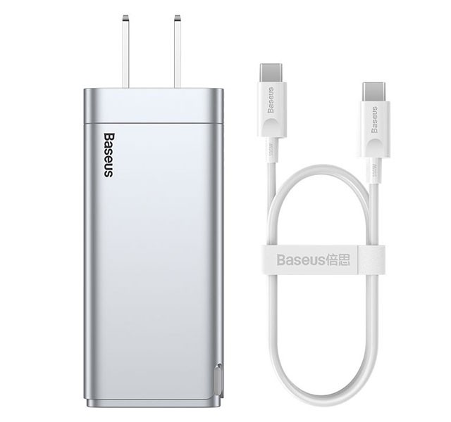 شارژر دیواری فست شارژ سه پورت TZCCGAN2P-0S Baseus GaN2 Pro Quick Charger 2C+U CN با توان 65 وات