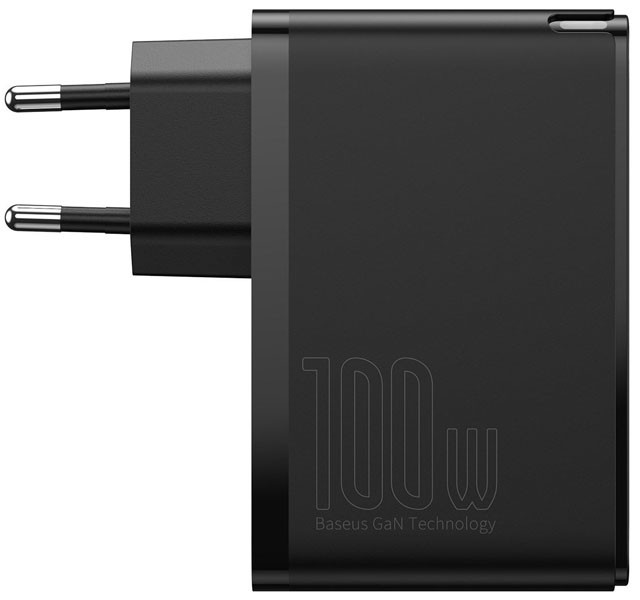 شارژر دیواری فست شارژ چهار پورت بیسوس Baseus GaN2 Pro Quick Charger 2C+2U EU CCGAN2P-L01 با توان 100 وات