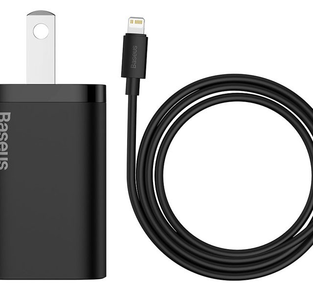 شارژر دیواری سریع بیسوس Baseus Super Si Quick Charger 1C US TZCCSUP-E01به توان 20 وات