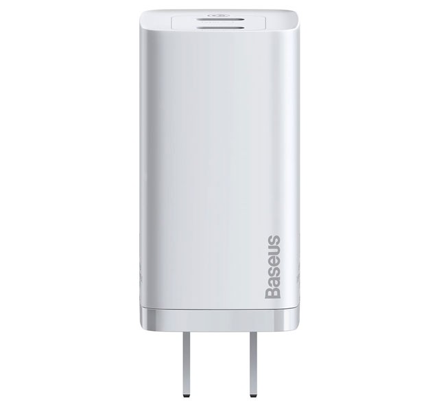 شارژر دیواری سریع با دو پورت تایپ سی بیسوس Baseus GaN2 Lite CN CCGAN2L-D01 به توان 65 وات
