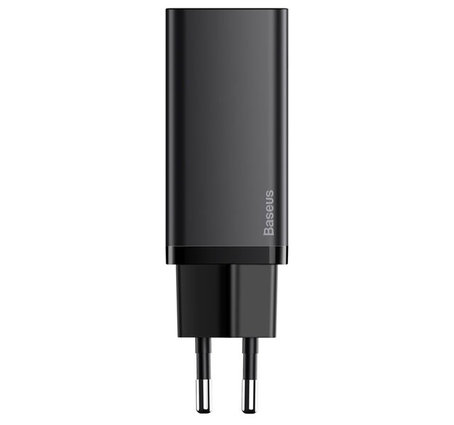 شارژر دیواری سریع با دو پورت تایپ سی بیسوس Baseus GaN2 Lite EU CCGAN2L-E01 به توان 65 وات