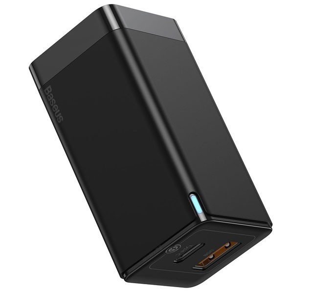 شارژر دیواری فست شارژ با دو پورت بیسوس Baseus GaN2 Quick Charger C+U CN CCGAN-P01 با توان 45 وات