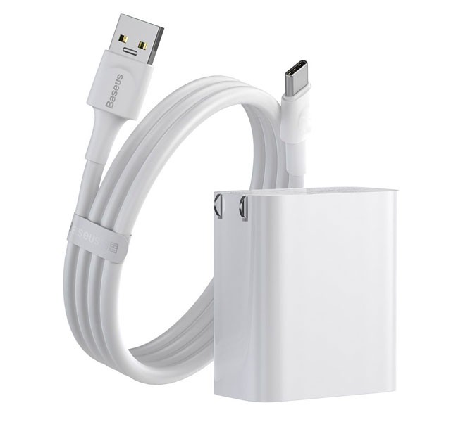 شارژر دیواری سریع با دو پورت بیسوس Baseus Speed PPS Quick Charger C+A CN VOOC Edition TZCCFS-G02 با توان 30 وات