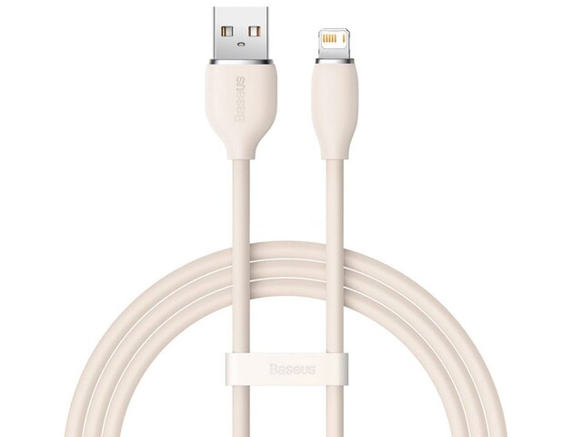 کابل یواسبی به لایتنینگ بیسوس Baseus CAGD000004 Jelly Liquid Silica Gel USB to iP Fast Charging Data Cable 2.4A
