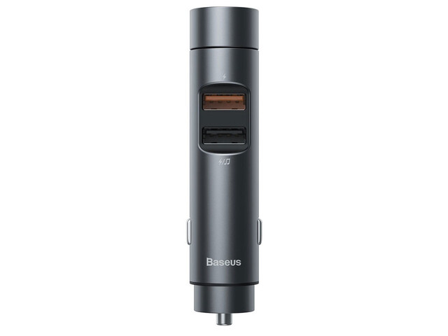 شارژر فندکی و اف ام پلیر خودرو بیسوس Baseus CRNLZ01 FM transmitter car charger