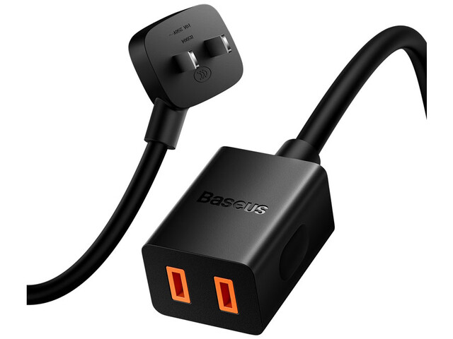 کابل افزایش طول یک متری بیسوس Baseus PowerCombo mini PowerStrip 1AC PSMN000001