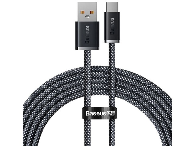 کابل شارژ سوپر فست تایپ‌ سی 2 متری بیسوس Baseus Dynamic Series Fast Charging Cable 100W CALD000716