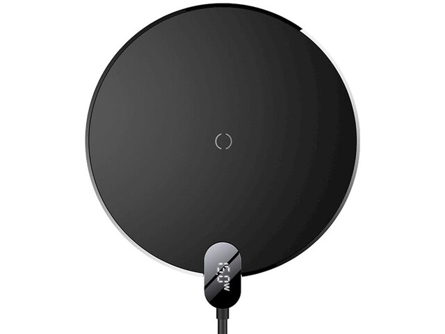 شارژر وایرلس بیسوس Baseus BS-W526 CCED000001 Digital LED Display Gen 2 15W Wireless Charger