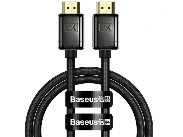 کابل اچدیامآی 1 متری بیسوس Baseus HDMI 8K to HDMI 8K Cable WKGQ000001