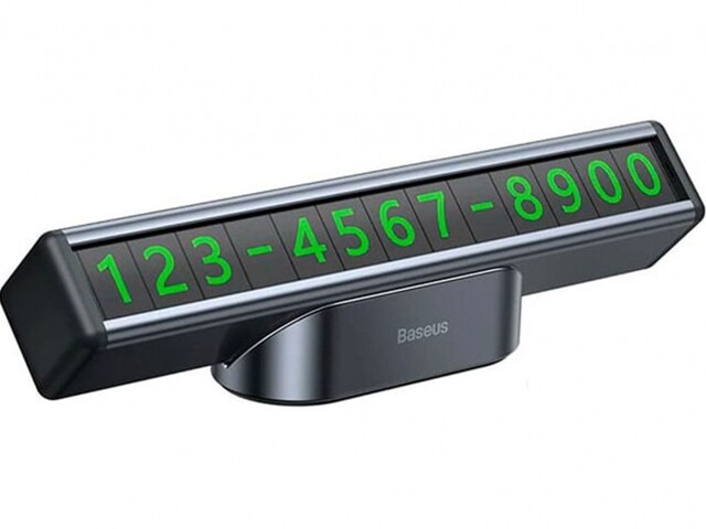 شماره تلفن پارک خودرو بیسوس Baseus Square Bar Temporary Parking Number Plate CNFT000001