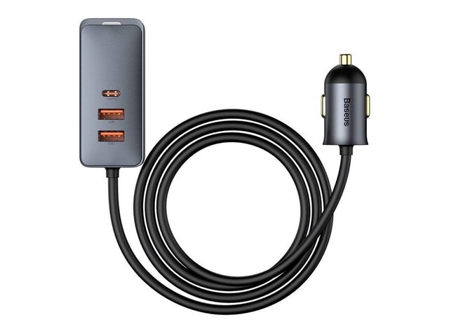 شارژر فندکی 4 پورت بیسوس مدل Baseus Share Together Car Charger 120W CCBT-A0G