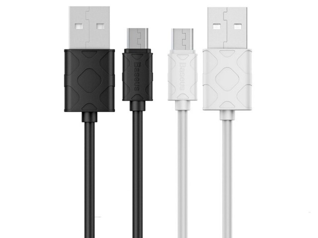 کابل شارژ و انتقال داده میکرو یو اس بی بیسوس Baseus Yaven Series Micro USB Cable 1m