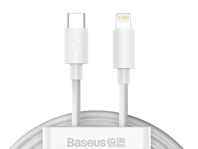 پک دوتایی کابل لایتنینگ به تایپ سی بیسوس Baseus Simple Wisdom Data Cable Kit USB-C to iP PD 20W 1.5m