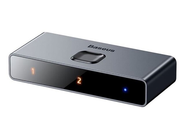 سوییچ دو پورت اچ دی ام آی بیسوس Baseus CAHUB-BC0G Matrix HDMI Splitter