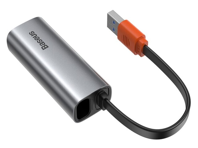 مبدل تایپ سی و یو اس بی به RJ45 بیسوس Baseus Steel Cannon Series USB A & Type-C To LAN Adapter