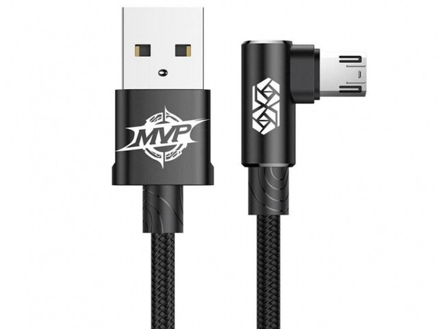 کابل شارژ میکرو یو اس بی دو جهته بیسوس Baseus MVP Elbow Micro USB Cable 2M