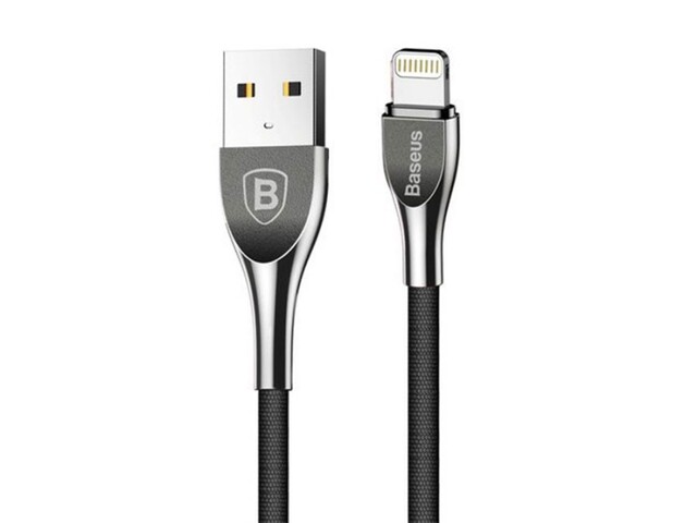کابل شارژ و انتقال داده لایتنینگ بیسوس Baseus Mageweave Lightning Cable 1m