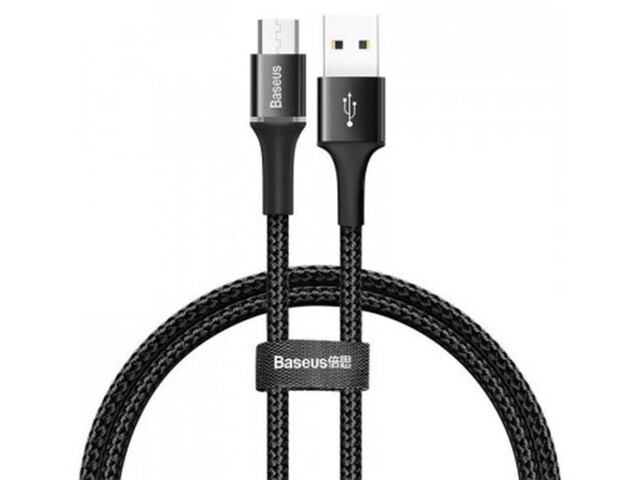کابل شارژ سریع و انتقال داده میکرو یو اس بی بیسوس Baseus Halo Micro USB Cable 1m