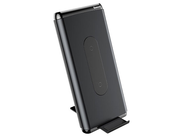 پاور بانک و شارژر وایرلس بیسوس Baseus Dual coil 10000mAh Wireless Charging Power Bank