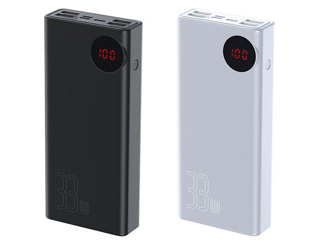 پاور بانک سریع بیسوس Baseus Mulight PD3.0+QC3.0 Quick Charge 30000mAh Power Bank