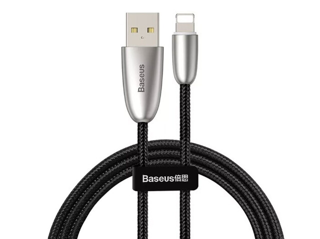 کابل شارژ و انتقال داده لایتنینگ بیسوس Baseus Torch Series Lightning Cable 2m