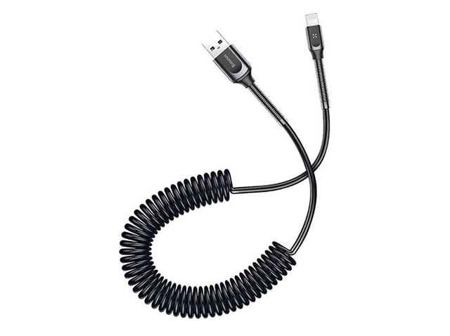 کابل شارژ و انتقال داده لایتنینگ تلفنی بیسوس Baseus Double Sring Lightning Cable 1.2M