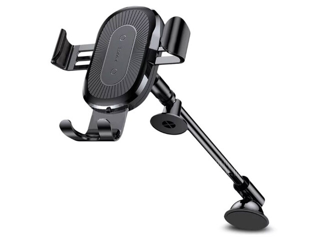 پایه نگهدارنده و شارژ بی سیم داخل خودرو بیسوس Baseus Wireless Charger Gravity Car Mount