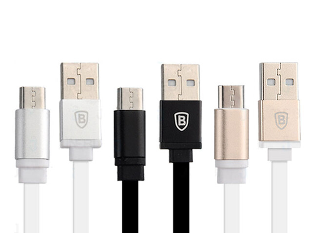 کابل فلزی میکرو یو اس بی بیسوس Baseus Metal Micro USB Cable 1M