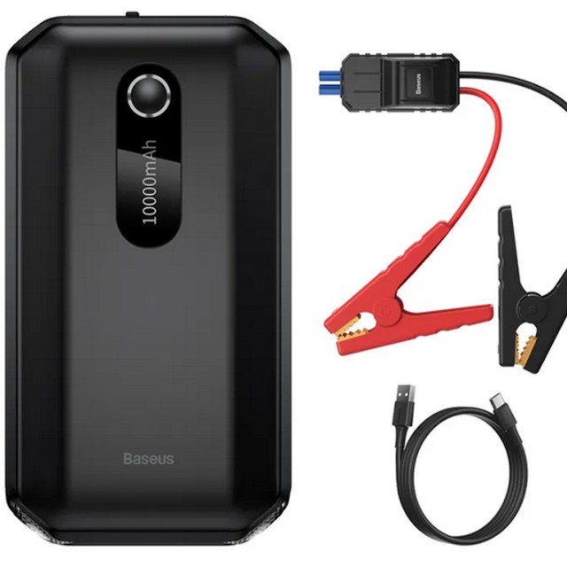 پاوربانک جامپ استارتر خودرو  بیسوس Baseus Super Energy Car Jump Starter CRJS03