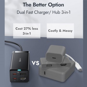 انتقال داده 40 گیگابیت با کابل Baseus