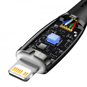 کابل دو متری شارژ سریع تایپ سی به لایتنینگ 20W بیسوس (CADH000101)BASEUS Glimmer