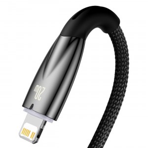 کابل دو متری شارژ سریع تایپ سی به لایتنینگ 20W بیسوس (CADH000101)BASEUS Glimmer