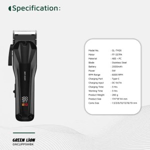 ماشین اصلاح شارژی گرین لاین اصل حرفه ای مدل Green Line GL_TM26