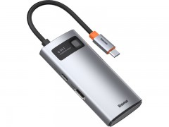 هاب HUB سری 4 در 1 چند منظوره Baseus Metal Gleam