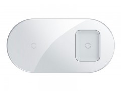 شارژ بی سیم بیسوس WXJK-02 Baseus Simple 2in1 Wireless Charger 18W Max For Phones+Pods（Qi）