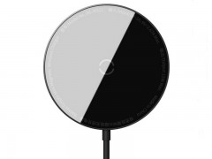 شارژر وایرلس مگنتی بیسوسWXJK-F01 Baseus Simple Mini Magnetic Wireless Charger(suit for IP12 with Type-C cable 1.5m) Black