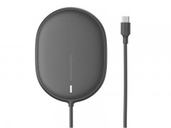 شارژر بی سیم مغناطیسی WXQJ-01  Baseus Light Magnetic Wireless Charger(suit for IP12 with Type-C cable 1.5m) Black