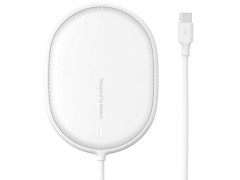 شارژر بی سیم مغناطیسی WXQJ-02  Baseus Light Magnetic Wireless Charger(suit for IP12 with Type-C cable 1.5m) White
