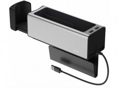 جعبه نظم دهنده خودرو  CRCWH-A01	Baseus Deluxe Metal Armrest Console Organizer(dual USB power supply)